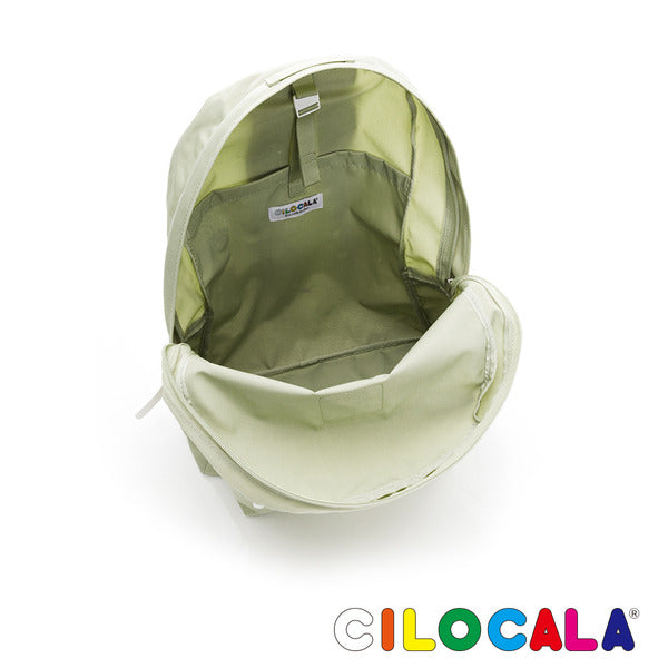 CILOCALA亮彩尼龍防潑水後背包-大-秋草綠