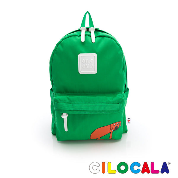 CILOCALA PICFA聯名日本插畫尼龍防潑水後背包-中大-綠