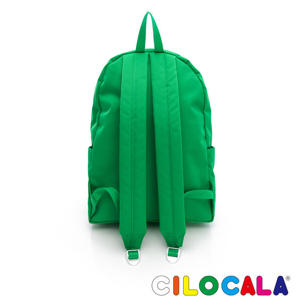 CILOCALA PICFA聯名日本插畫尼龍防潑水後背包-中大-綠