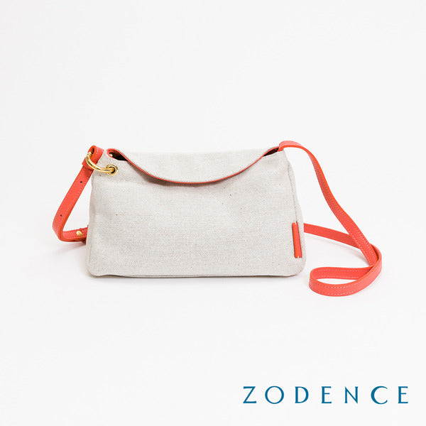 ZODENCE MUISA德國帆布微笑斜背小包-多色