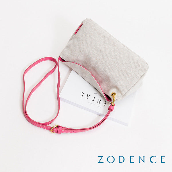 ZODENCE MUISA德國帆布微笑斜背小包-多色